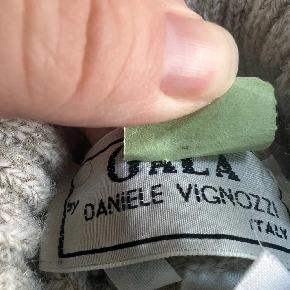 GALA by Daniele Vignozzi 1970’s Italian Made Wool, Alpaca and Acrylic Sweater Sm